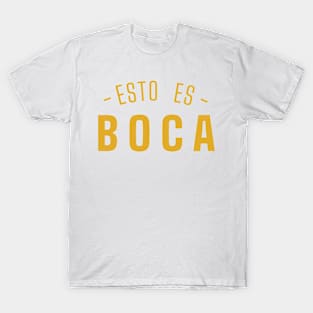 Esto es Boca - GOLD T-Shirt